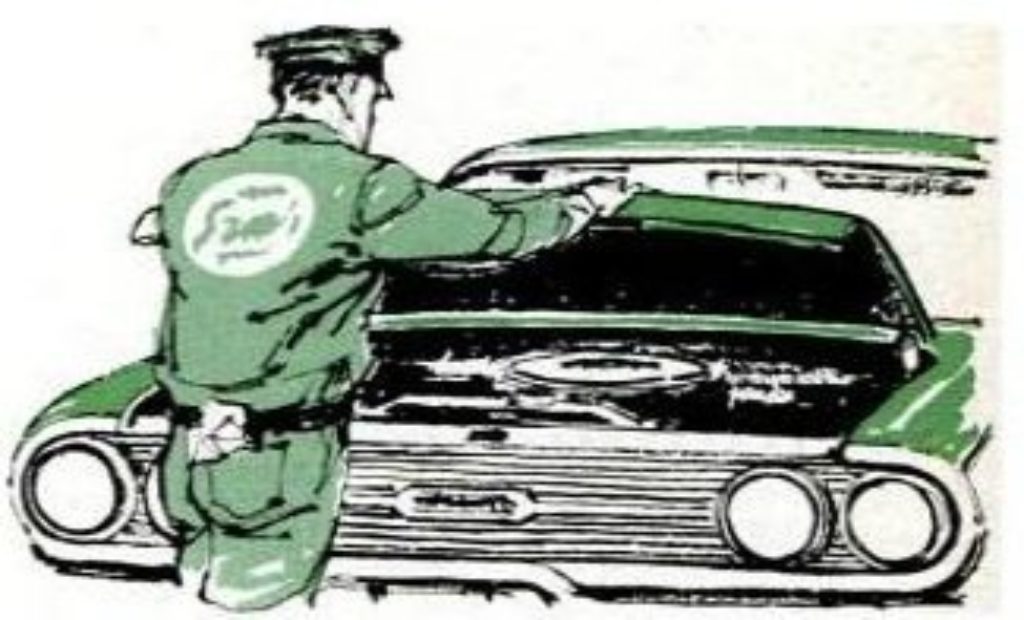 air-check-on-the-hood-of-a-car air check on the hood of a car