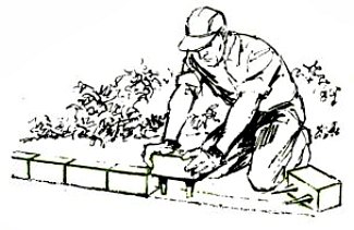 garden edging blocks