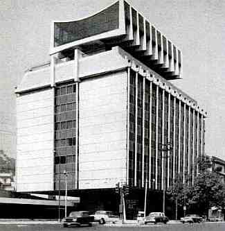 hanging a building in air