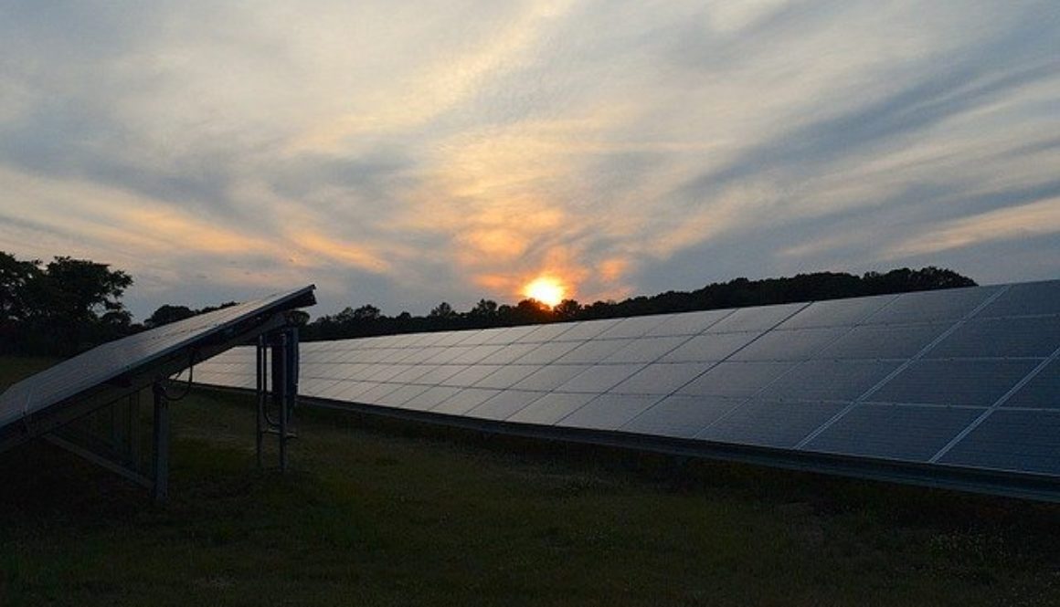 night time solar panels