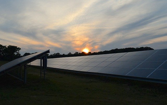 night time solar panels