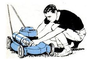 mower powered by bottled gas