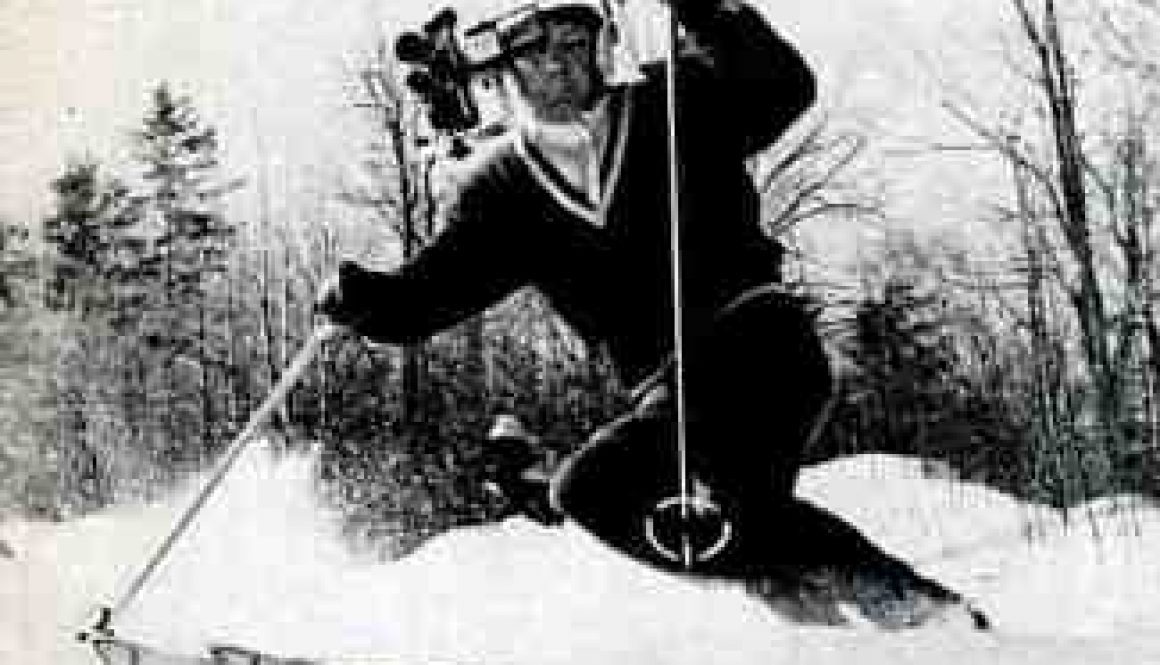 movie camera mounted on helmet