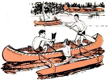 canoe-outrigger canoe outrigger