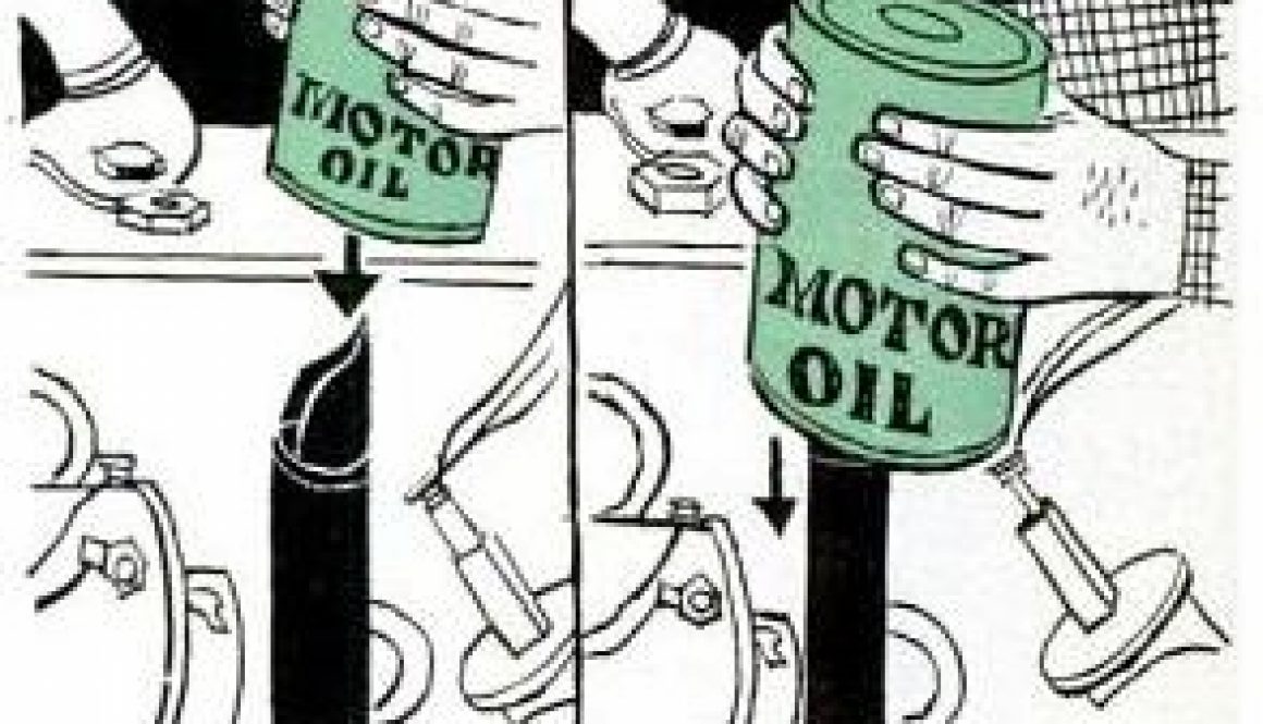 car oil filler spout