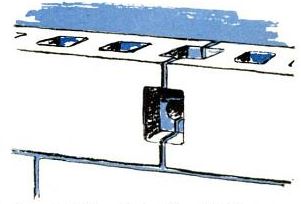 pre-cast building block with molded-in recesses