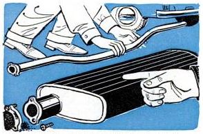 mufflers-and-exhaust-pipes-with-flange muffler with flange