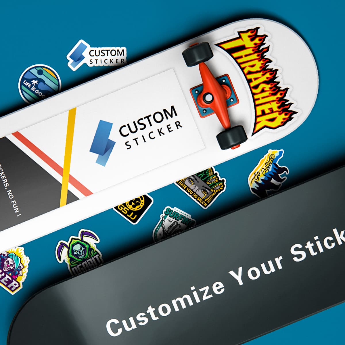 skateboard stickers
