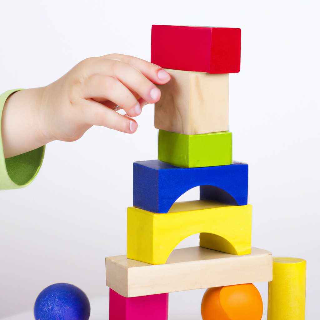 child building a tower